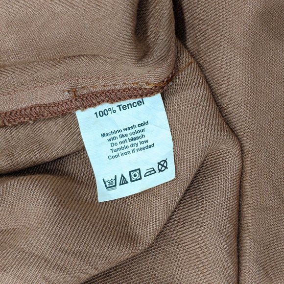 Jetty Chelsea top rust red orange brown dolman sleeve button up top (XS) - Picture 6 of 6